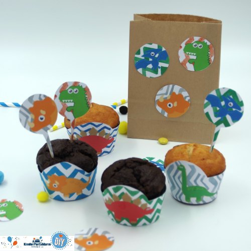 diy dino party deko, dino geburtstag deko, dino kindergeburtstag deko