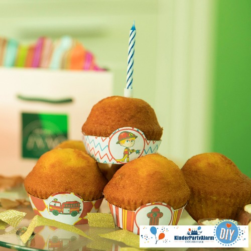 diy feuerwehr party deko, feuerwehr geburtstag deko, feuerwehr kindergeburtstag deko