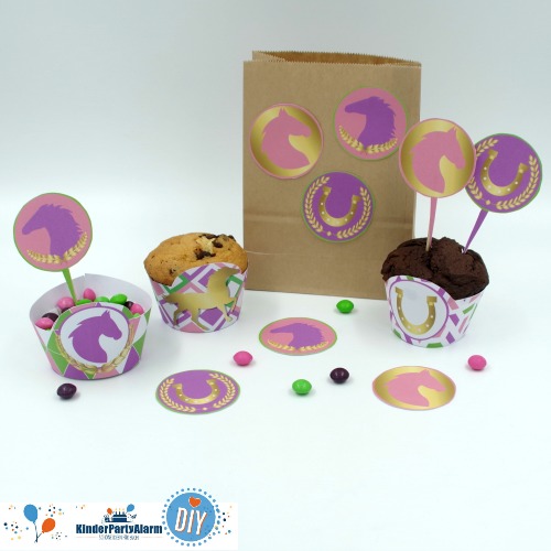 diy pferde party deko, pferde geburtstag deko, pferde kindergeburtstag deko