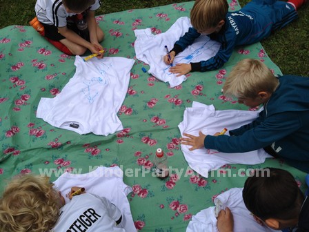 T-Shirt bemalen
