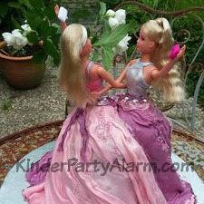 Kuchen, Barbie, Geburtstagskuchen, Zwillingsgeburtstag