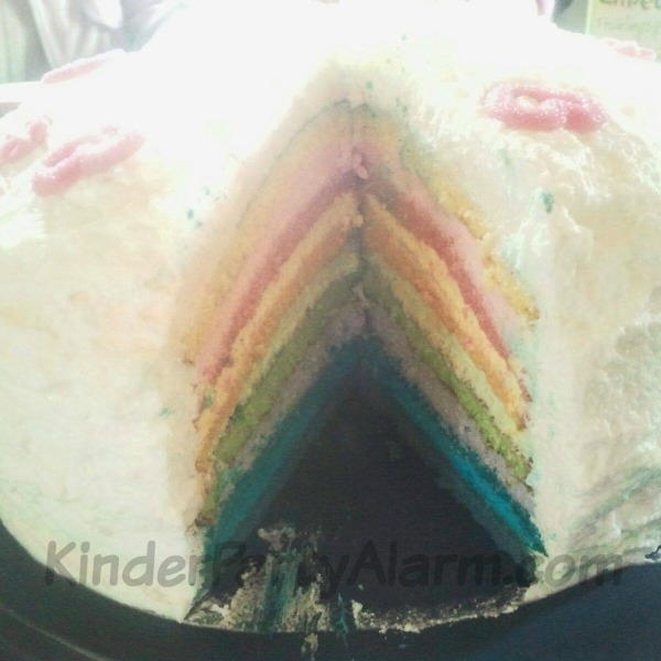 Regenbogen Torte