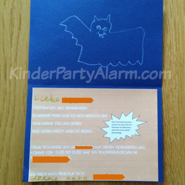 Ein schaurig schöner Hexen Kindergeburtstag!