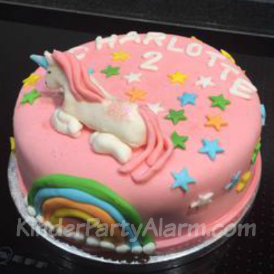 Einhorn Kindergeburtstag, Einhorn Geburtstagskuchen, Einhorn Party