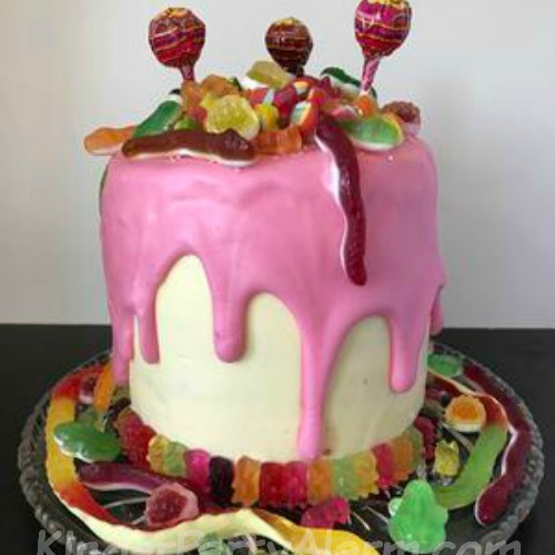 Candy Drip Cake, Pyjama Party, Glamour Geburtstag