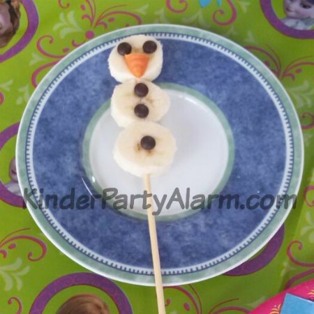Olaf Snack beim Eiskönigin Kindergeburtstag #kindergeburtstag #geburtstag  #mottoparty #kinderpartyalarm #bastelnmitkindern #geburtstagsideen #kuchen
