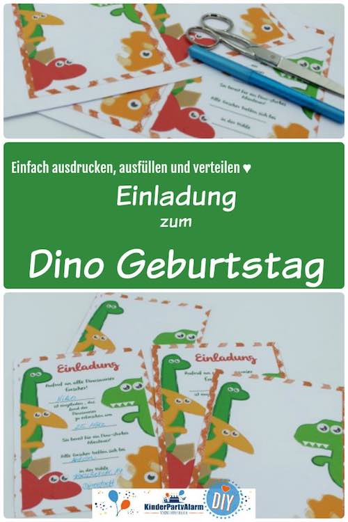 Dino Einladung