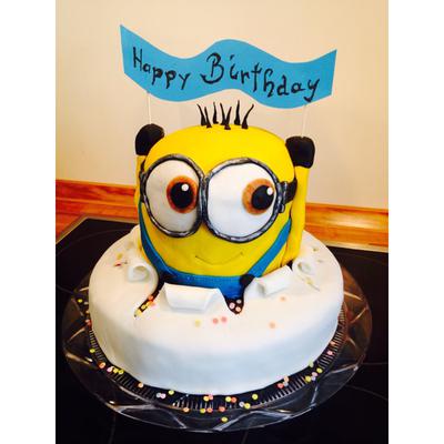 Minion 3D Motivtorte 