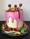 Candy Drip Cake von vorne