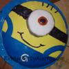 Fertiger Minion Kuchen