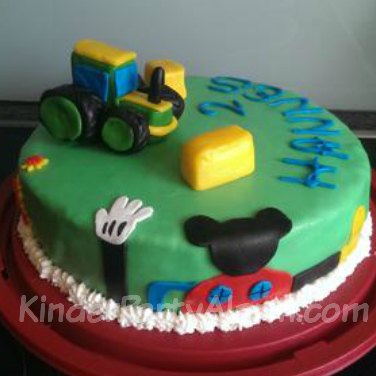 Traktor Micky Maus Torte