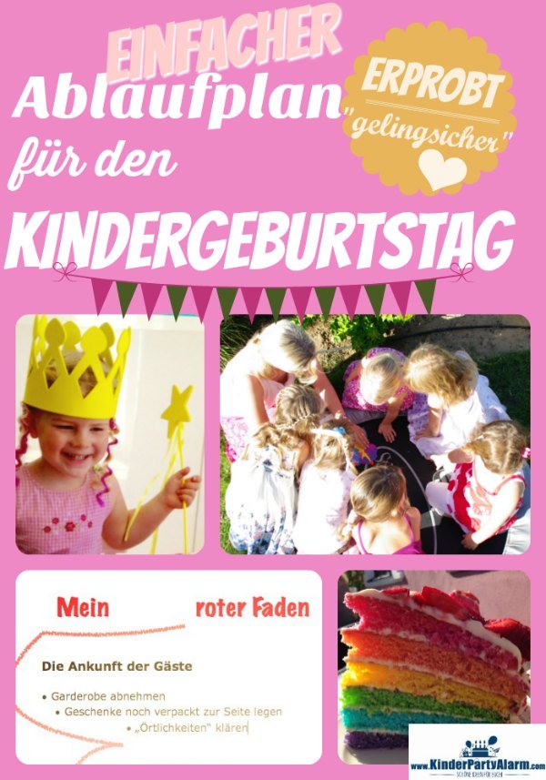 Der Kindergeburtstag Ablauf für eine rundum schöne Kinderfeier mit Spiele, Spaß und guter Laune für Jungs und Mädchen