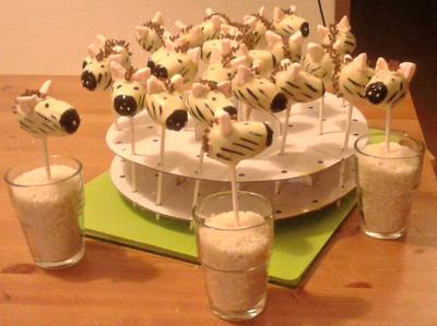 Zebra Cake-Pops